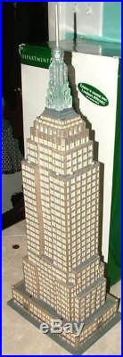 Dept. 56 RARE EMPIRE STATE BUILDING #59207 Christmas in the City