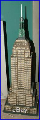 Dept. 56 RARE EMPIRE STATE BUILDING #59207 Christmas in the City