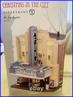 Dept 56. Rare Illuminated FOX THEATER Christmas in the City No. 4025242