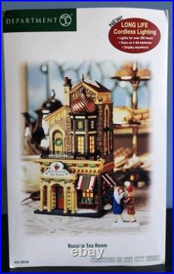 Dept 56 Russian Tea Room Christmas in the City Series 59245 w box, READ