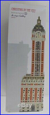 Dept 56 Singer Building 6000569 Christmas in the City NYC Sewing NOS MIB