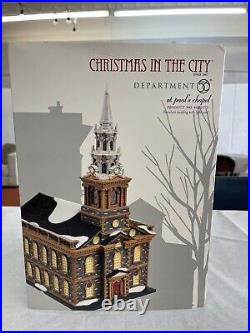 Dept 56 St Paul's Chapel 4020173 Christmas In The City Village