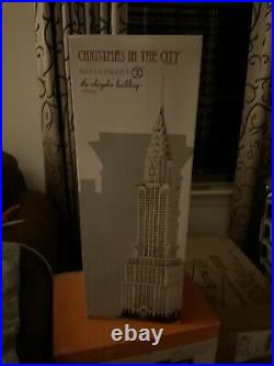 Dept 56 THE CHRYSLER BUILDING Christmas In The City 4030342 BRAND NEW IN BOX