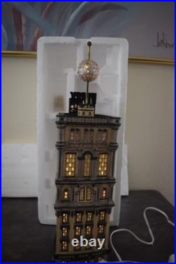 Dept 56 THE TIMES TOWER 2000 New Year Special Edition Village WORKS