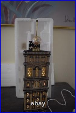Dept 56 THE TIMES TOWER 2000 New Year Special Edition Village WORKS