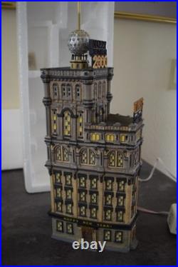 Dept 56 THE TIMES TOWER 2000 New Year Special Edition Village WORKS