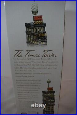 Dept 56 THE TIMES TOWER Christmas in the City 55510 (v0724)