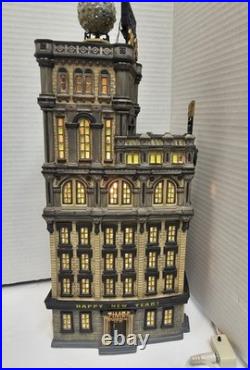 Dept 56 THE TIMES TOWER New Year Ball Drop Christmas in The City COMPLETE, WORKS