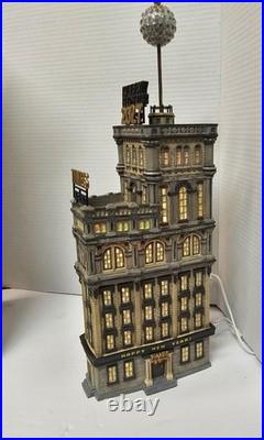 Dept 56 THE TIMES TOWER New Year Ball Drop Christmas in The City COMPLETE, WORKS