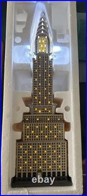 Dept 56 The Chrysler Building Christmas In The City #4030342 Lighted New York