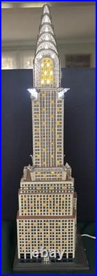 Dept 56 The Chrysler Building Christmas In The City #4030342 Lighted New York