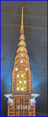 Dept 56 The Chrysler Building Christmas In The City #4030342 Lighted New York