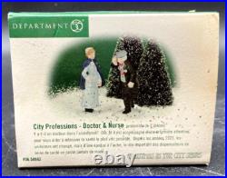 Dept. 56 The Doctors Office #5544-1 & City Doctor & Nurse Christmas In The City