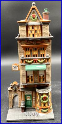 Dept. 56 The Doctors Office #5544-1 & City Doctor & Nurse Christmas In The City