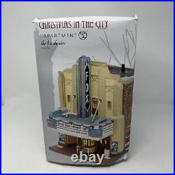 Dept 56 The Fox Theatre A Christmas Carol Christmas in the City CRACKED BASE