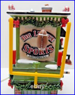 Dept 56 The Original Snow Village Big League Sports #55604 Old Stock withBox RARE