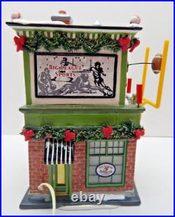 Dept 56 The Original Snow Village Big League Sports #55604 Old Stock withBox RARE