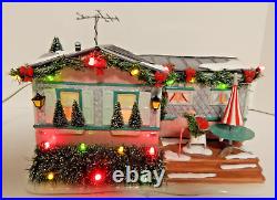 Dept 56 The Original Snow Village Lot 57, Christmas Court #799929 Old Stock withBx