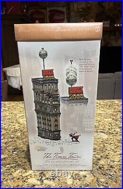 Dept 56 The Times Tower 2000 Christmas in The City 2010 Special Edition 55510