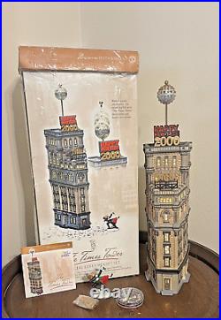 Dept 56 The Times Tower 2000 Special Edition 55510 Christmas in the City WORKS