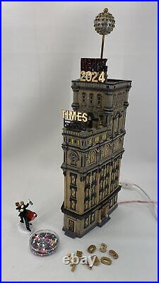 Dept 56 The Times Tower 2000 Special Edition Christmas in the City WORKS / WOB