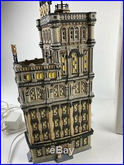 Dept 56 The Times Tower 2000 Special Edition Gift Set Retired WORKS 55510