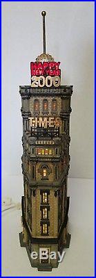 Dept 56 The Times Tower Special Edition Gift Set 2000 Works