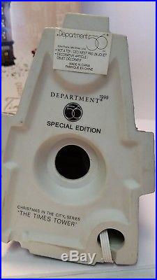Dept 56 The Times Tower Special Edition Gift Set 2000 Works
