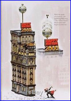 Dept 56 The Times Tower Special Edition Gift Set Times Square 2000 Retired New