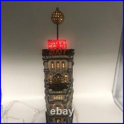 Dept 56 The Times Tower Special Edition Times Square Tower New Year's READ