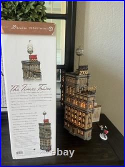 Dept 56 Times Square Tower 2000 Special Edition Christmas in the City New