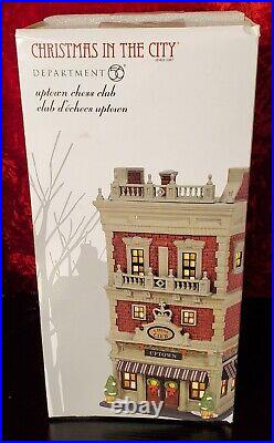 Dept 56 Uptown Chess Club #6009754 Christmas In The City Department 56 2022 New