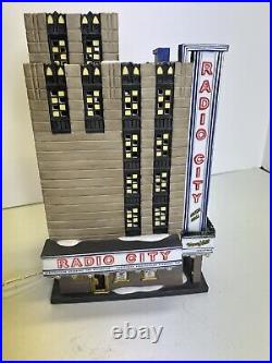 Dept 56 Village Radio City Music Hall Christmas in the City New York withBox READ