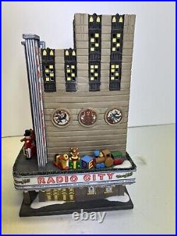 Dept 56 Village Radio City Music Hall Christmas in the City New York withBox READ