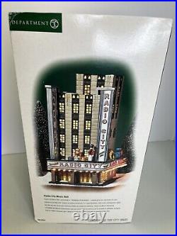 Dept 56 Village Radio City Music Hall Christmas in the City New York withBox READ