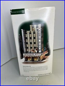 Dept 56 Village Radio City Music Hall Christmas in the City New York withBox READ