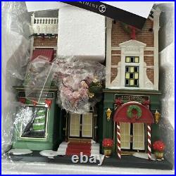 Dept 56 Visiting Santa At Finestrom's Christmas in the City Brand New In Box