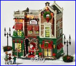 Dept 56 Visiting Santa At Finestrom's Set #59243 Christmas In The City Brand New