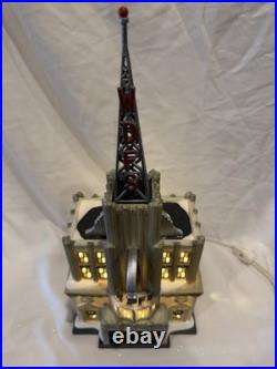 Dept 56 WDFS Radio Christmas In The City Village Accessories Set of 2