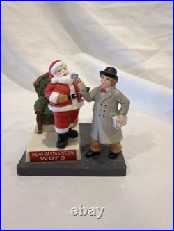 Dept 56 WDFS Radio Christmas In The City Village Accessories Set of 2