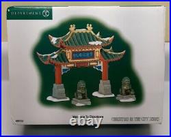 Dept 56 Welcome to Chinatown Set of 3 #807253 Christmas in the City Excellent