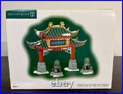 Dept 56 Welcome to Chinatown set of 3 #807253 Christmas in the City Excellent