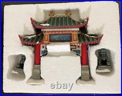 Dept 56 Welcome to Chinatown set of 3 #807253 Christmas in the City Excellent