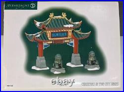 Dept 56 Welcome to Chinatown set of 3 #807253 Christmas in the City Excellent