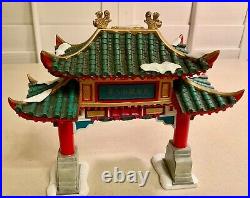 Dept 56 Welcome to Chinatown set of 3 #807253 Christmas in the City Pristine