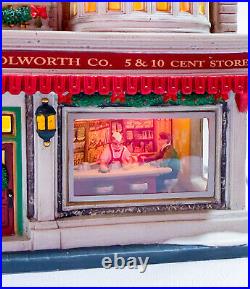 Dept 56 Woolworths Christmas in the City Series Village Collection With Box Dept 56 Woolworths Christmas in the City Series Village Collection With Box