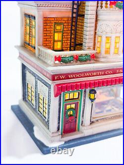 Dept 56 Woolworths Christmas in the City Series Village Collection With Box Dept 56 Woolworths Christmas in the City Series Village Collection With Box