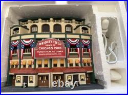 Dept 56 Wrigley Field Chicago Cubs 2001 Christmas in the City COMPLETE WITH BOX