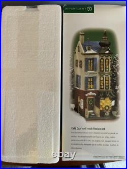 Dept 56 christmas in the city Cafe Caprice CIC Restaurant New in Package Retired