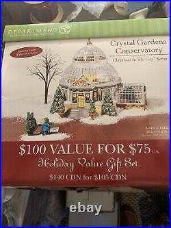 Dept 56 christmas in the city Crystal Gardens Conservatory